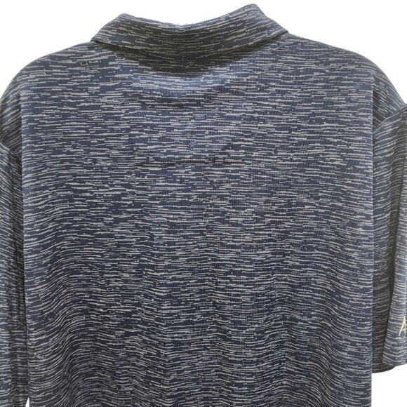 ANTIGUA Polo Golf Shirt Mens Size Large Blue Short Sleeve - Picture 6 of 12